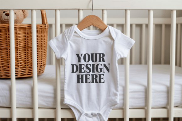 Baby Bodysuit Mockup 14: Elevate Your Design Process with Professional Results
