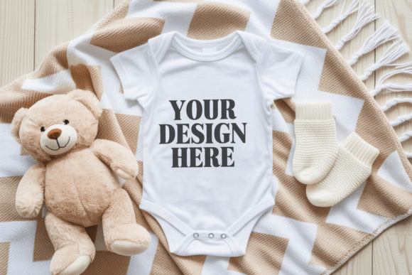 Baby Bodysuit Mockup 23