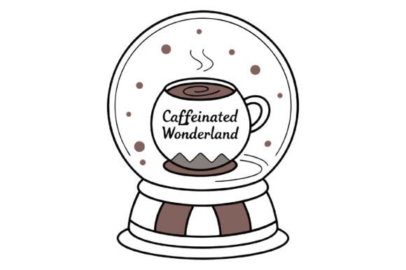 Caffeinated Wonderland Christmas PNG: A Creative Powerhouse for Modern Designers