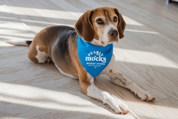 Dog Bandana Mockup 6