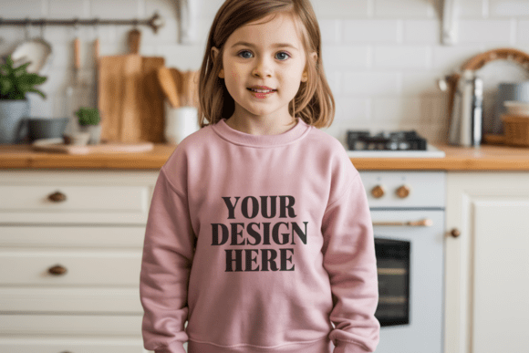 Gildan 18000B Kids Valentine Mockup 14: A Practical Tool for Designers