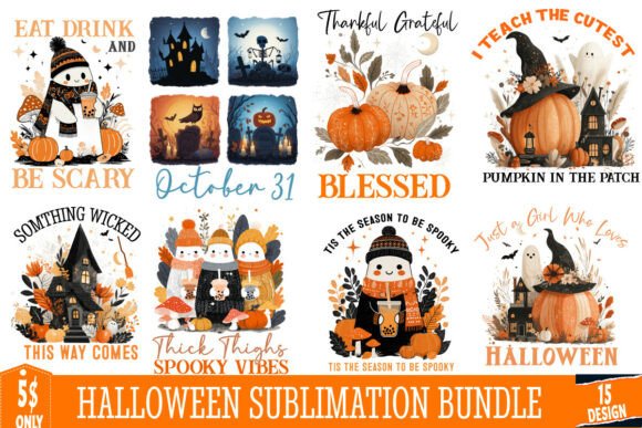 Halloween Sublimation Bundle β Unlock Creative Possibilities This Season