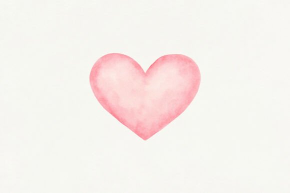 Pink Love Watercolor Heart PNG Clipart: A Versatile Tool for Modern Creatives