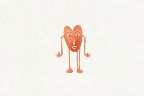 Red Funny Heart PNG: A Unique Visual Asset for Creative Projects