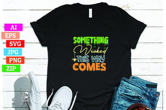 Something Wicked This Way Comes: A Unique T-shirt Design for Print On Demand Businesses