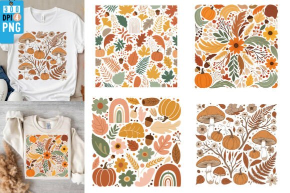 Thanksgiving Boho Flower PNG: A Creative Asset for Fall-Themed Projects