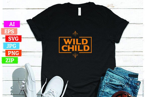 Wild Child: The Perfect T-Shirt Design for Your Print on Demand Business